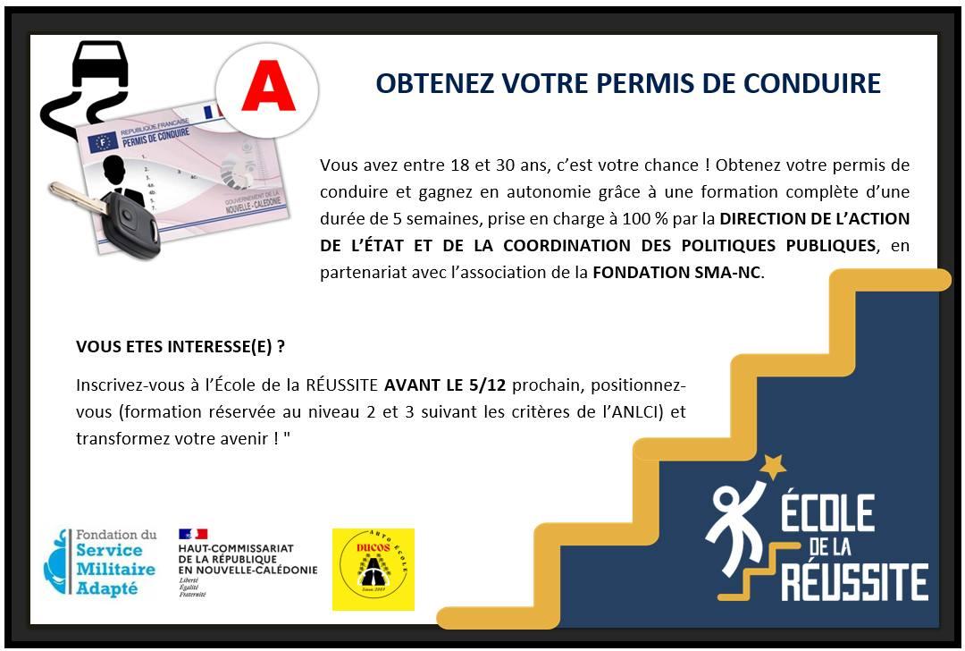 permis ecole de la réussite