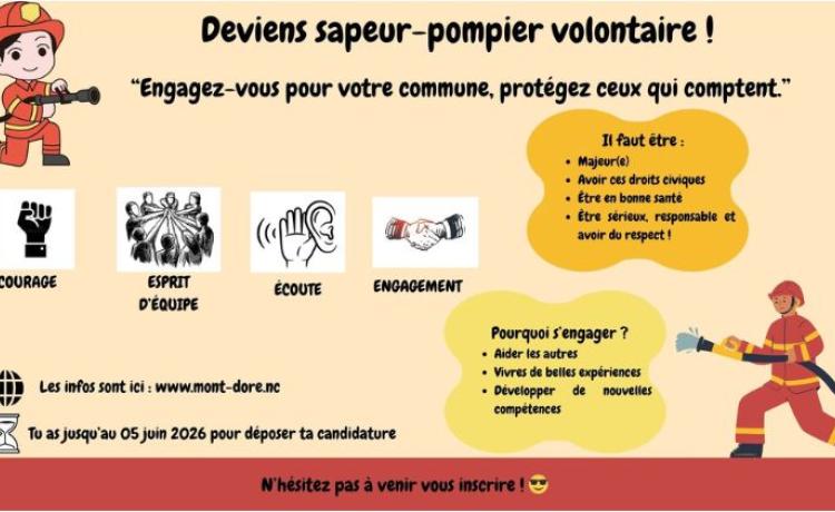 sapeur pompier volontaire mont-dore