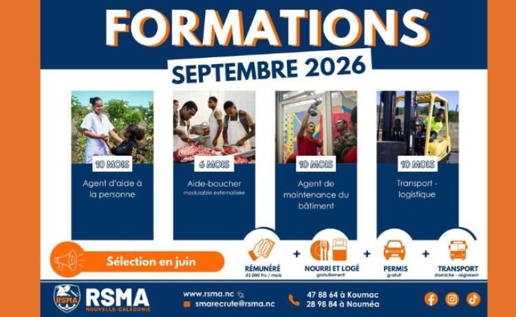 rsma - formation septembre 2026
